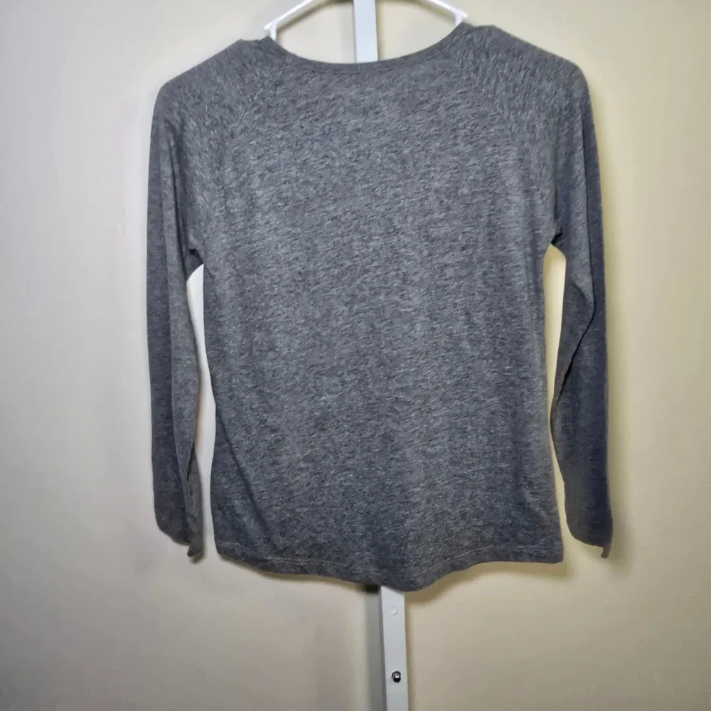 The Children's Place Gray Long Sleeve Top Kids L 10/12 Casual‎ Shirt